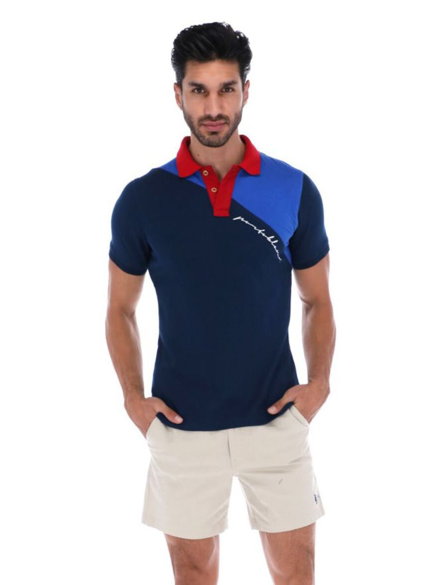 Playeras Hombre, PLAYERA TIPO POLO CABALLERO 21170 Guinda/Jaspe