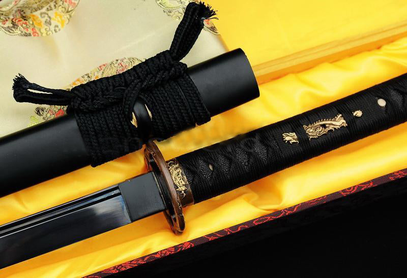 black blade black katana