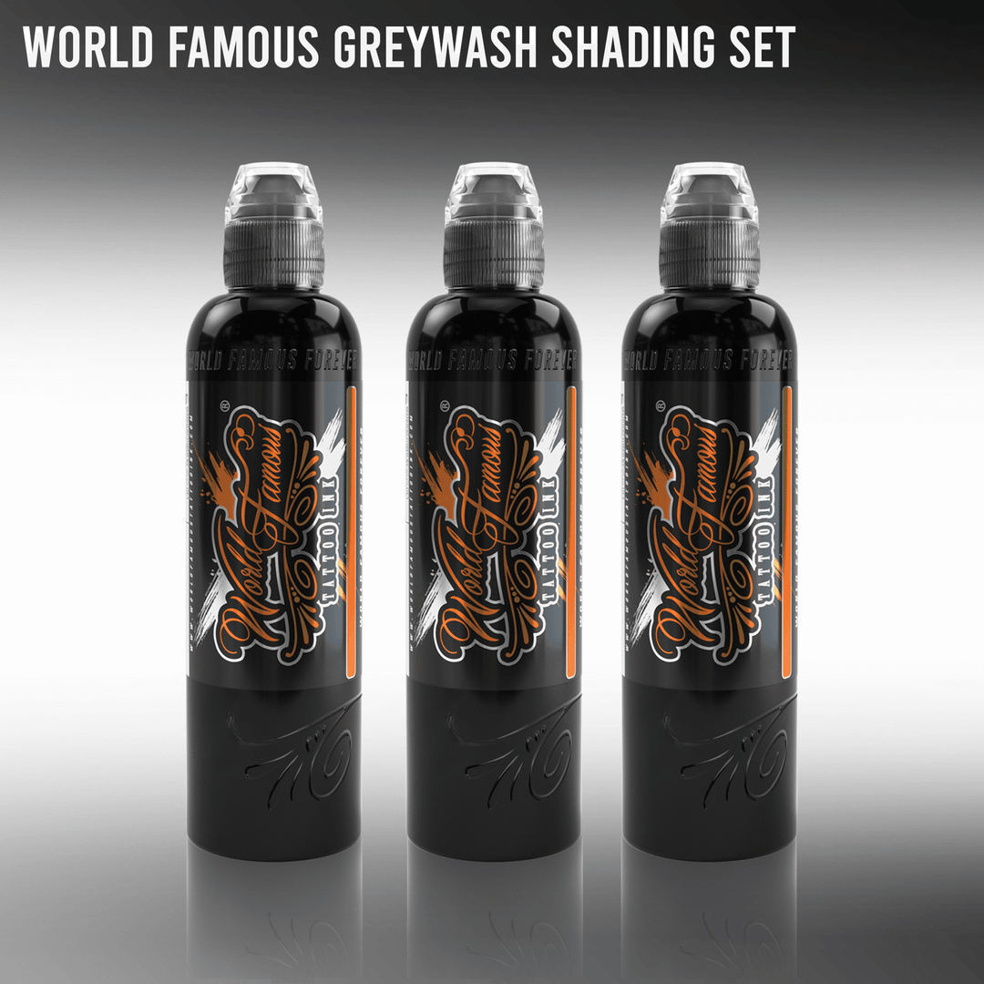 4 OZ World Famous Tattoo Ink Set Five Stage Shading Set Supply - Buy 4 OZ World  Famous Tattoo Ink Set Five Stage Shading Set Supply Product on