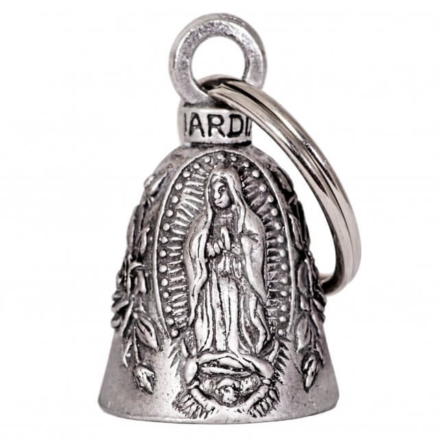 Hot Leathers BEA1055 Hands with Rosary Guardian Bell –
