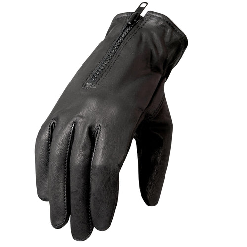 Hot Leathers GVM1002 Ribbed Knuckles Unlined Leather Glove