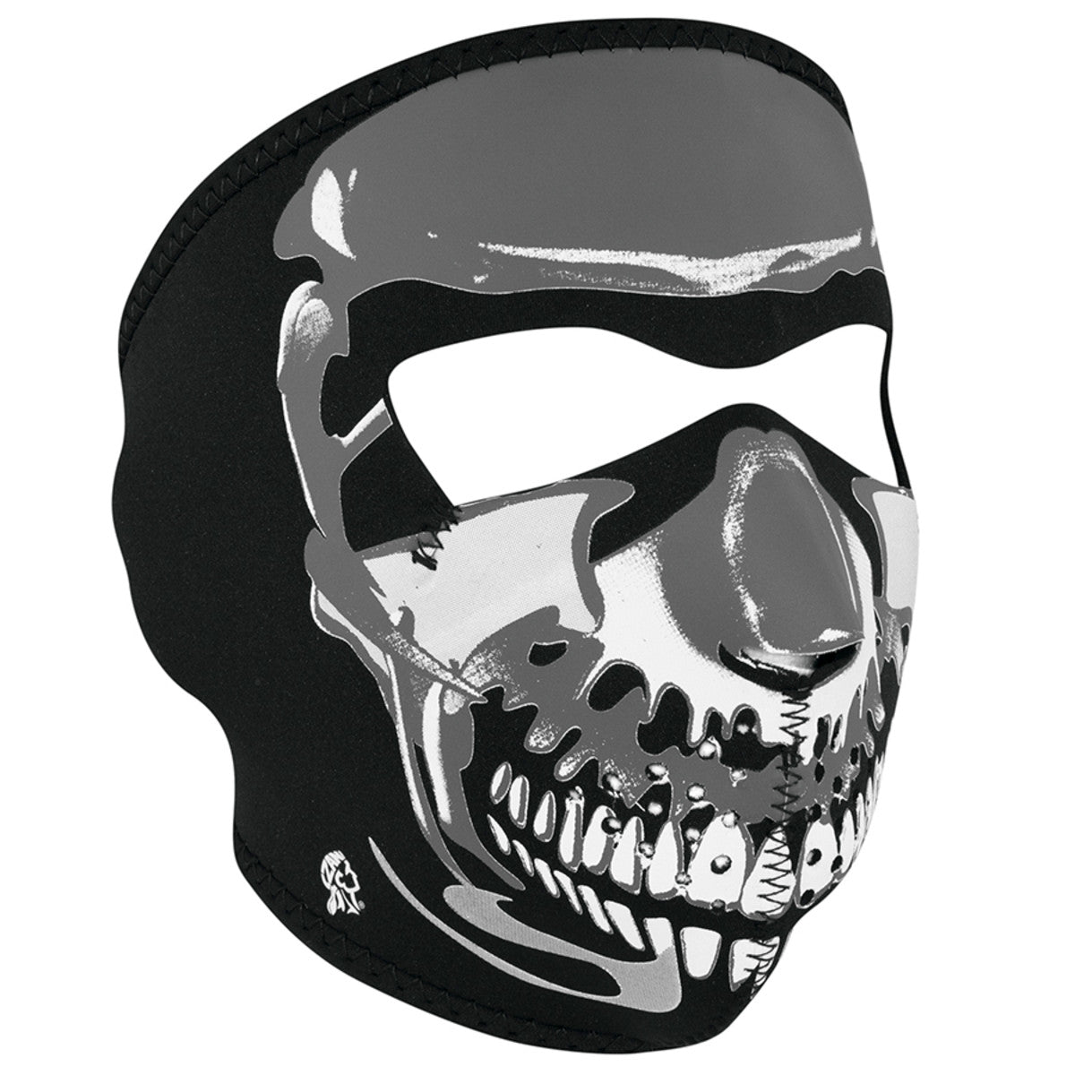 Masque Facial Néoprène ZANHEADGEAR Black Moto - Quad - Scooter