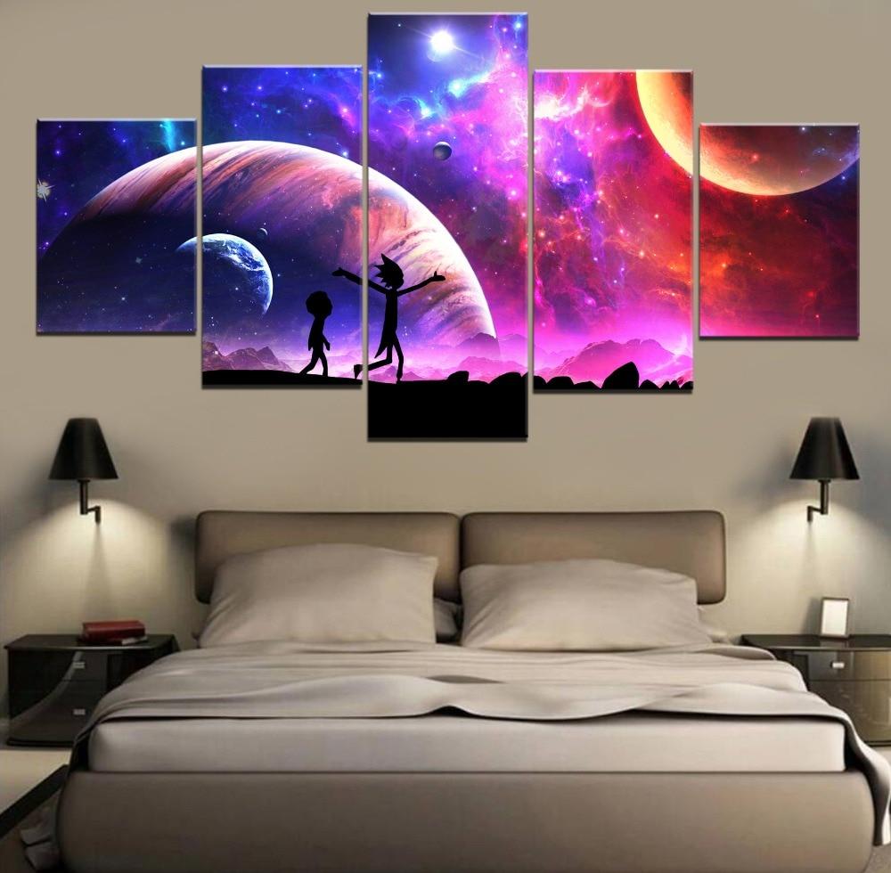 Rick & Morty Space Canvas - eBazaart