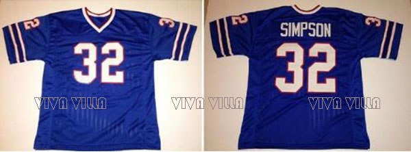 Oj Simpson Retro Throwback Football Jersey Stitched The Jersey Kings