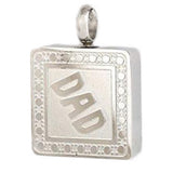 Stainless Steel Dad Cremation Pendant | Vision Medical