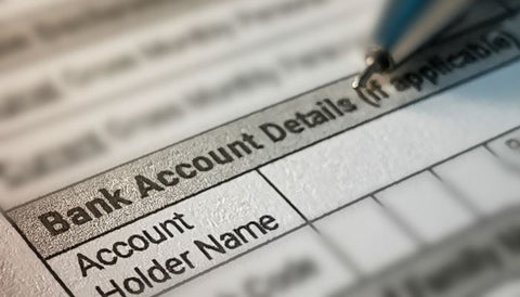 Bank Account form