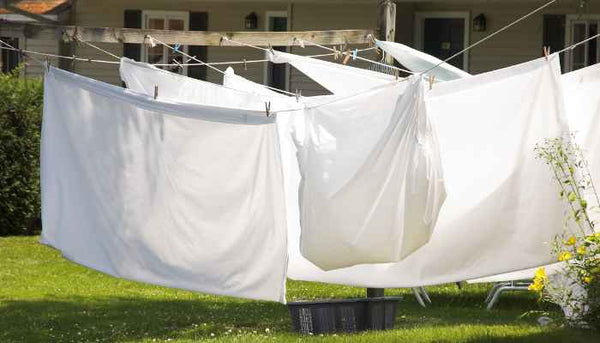 wash bed sheets in a high temperature