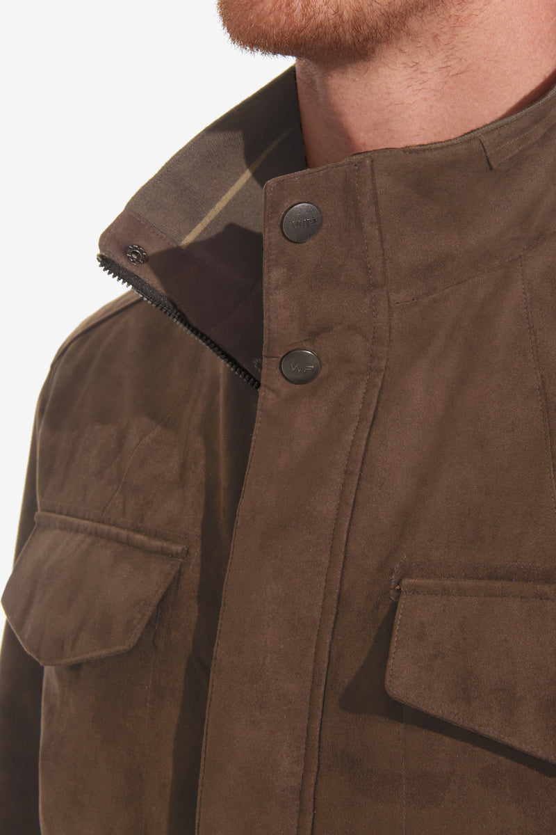 MICROSUEDE FIELD JACKET – Weatherproof Garment