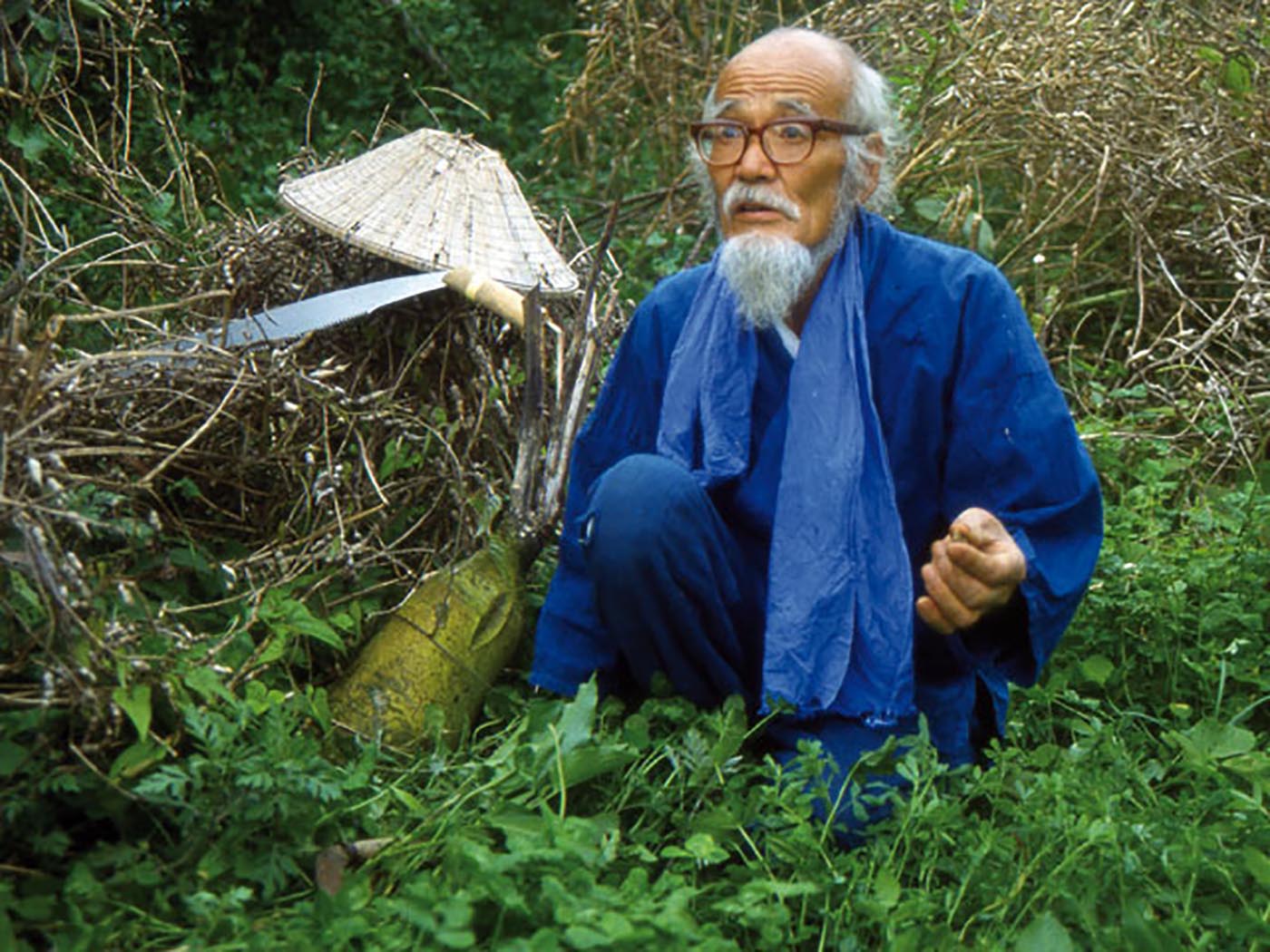 Masanobu Fukuoka, agriculteur japonais, un des pères de la permaculture