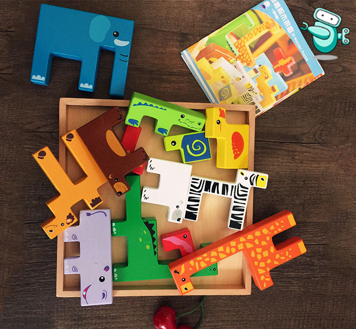 montessori wooden puzzles