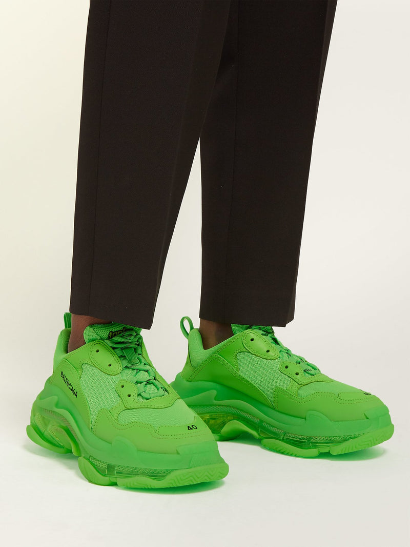 balenciaga triple s verte et jaune