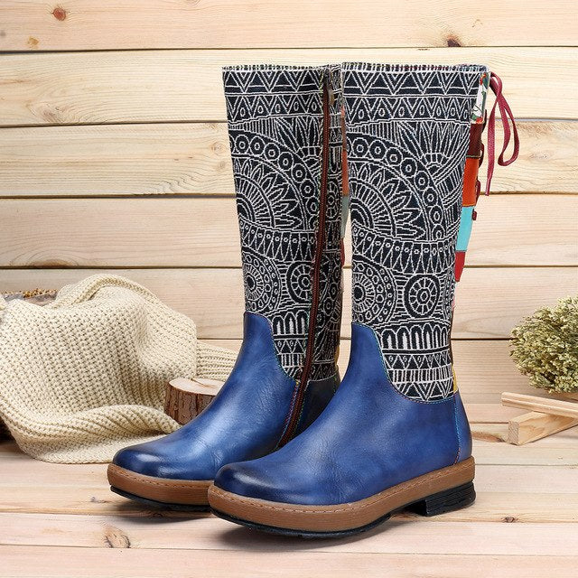 vintage mid calf boots