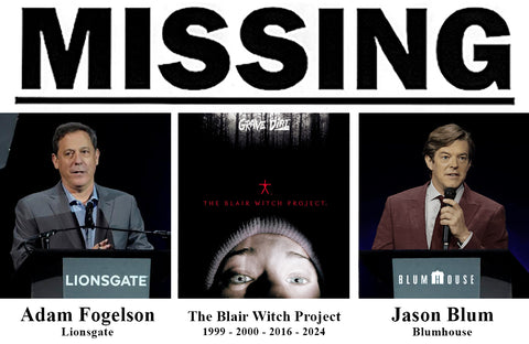 Missing Poster Blair Witch Project Jason Blum and Adam Fogelson Cinemacon 2024