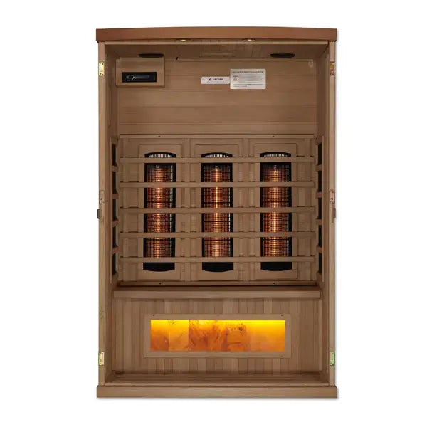 Golden Designs 2-Person Full Spectrum PureTech™ Near Zero EMF FAR Infrared Sauna EMF Heat Emitters