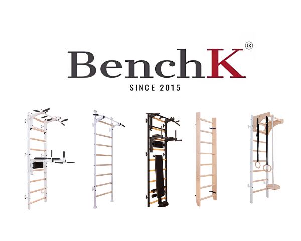 BenchK Wall Bars: Stall Bars and Swedish Ladders