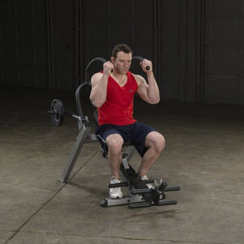 Body-Solid Semi-Recumbent Ab Bench Fitness Model Sit up position