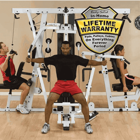 Body-Solid Home Gym System EXM4000S life time warranty