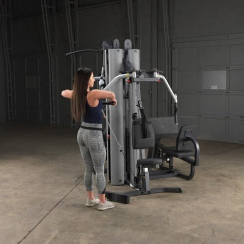 Body-Solid G9S Two-Stack Gym for Weight Training - Low Row Station