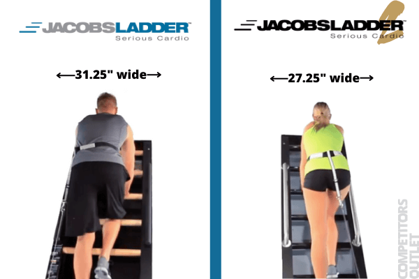 Jacobs Ladder vs Jacobs Ladder 2 Size Differences