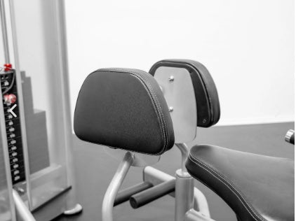 Adjustable settings for hip adduction and hip abduction in one seated position