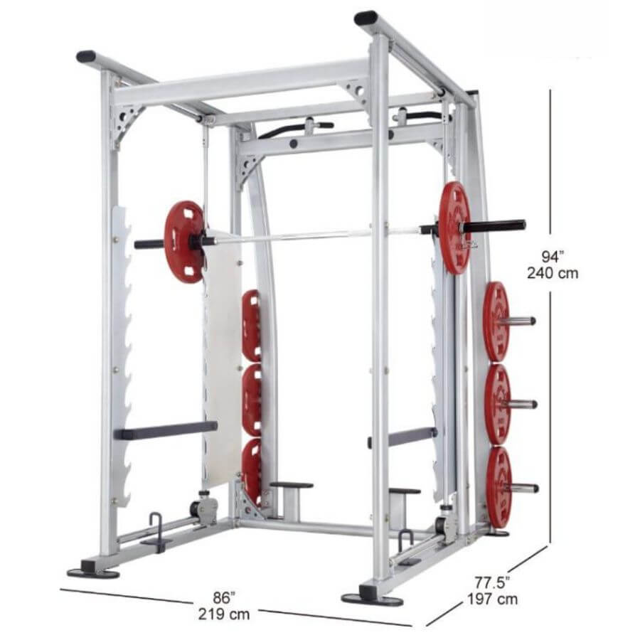 Steelflex Smith Machine Dimensions and Specs