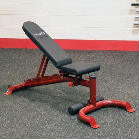 Body-Solid Flat Incline Decline Bench GFID100 - angled view