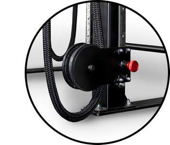 Ropeflex RX2200 Wolf Rope Pull Machine Low Pulley Angle