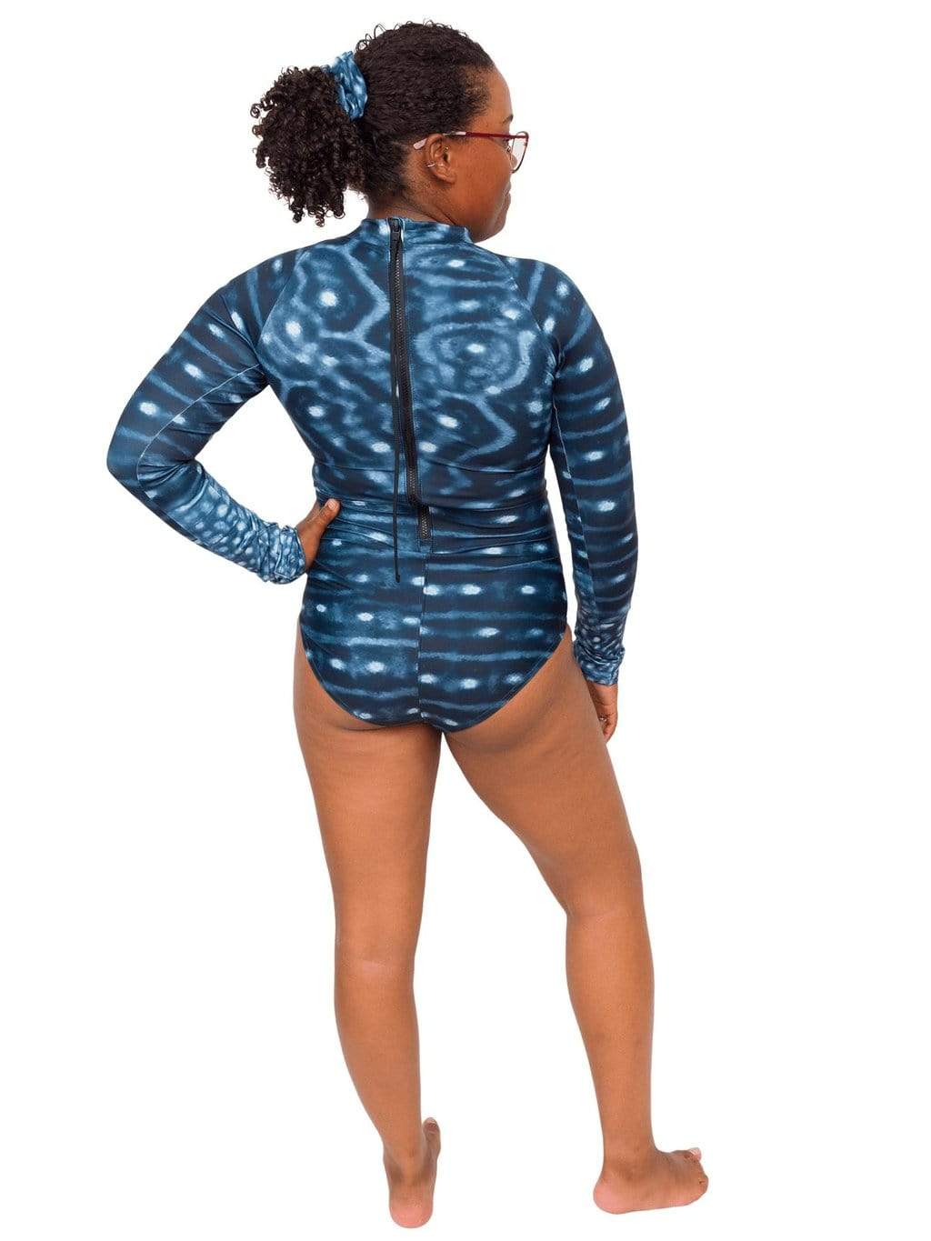 Whale Shark Dive Skin Surf Suit Long Sleeve One Piece Swim Suit