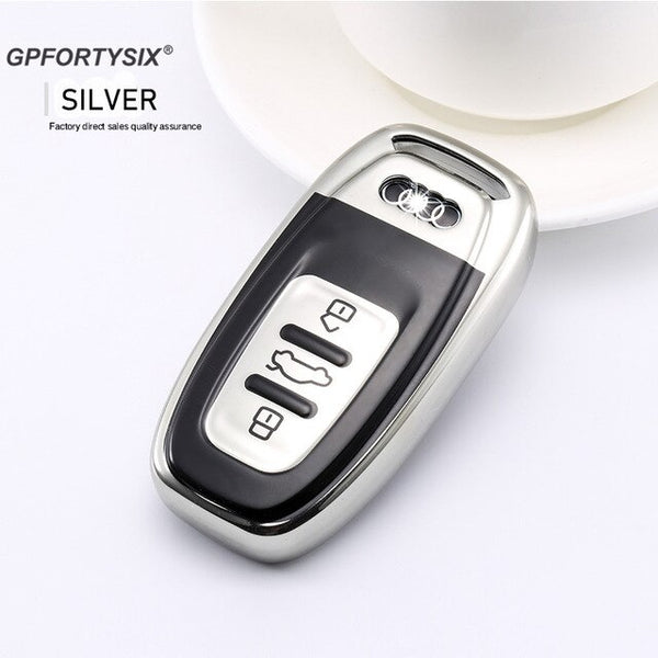 Car TPU Remote Smart Key Cover Fob Case Shell For Audi A1 ...