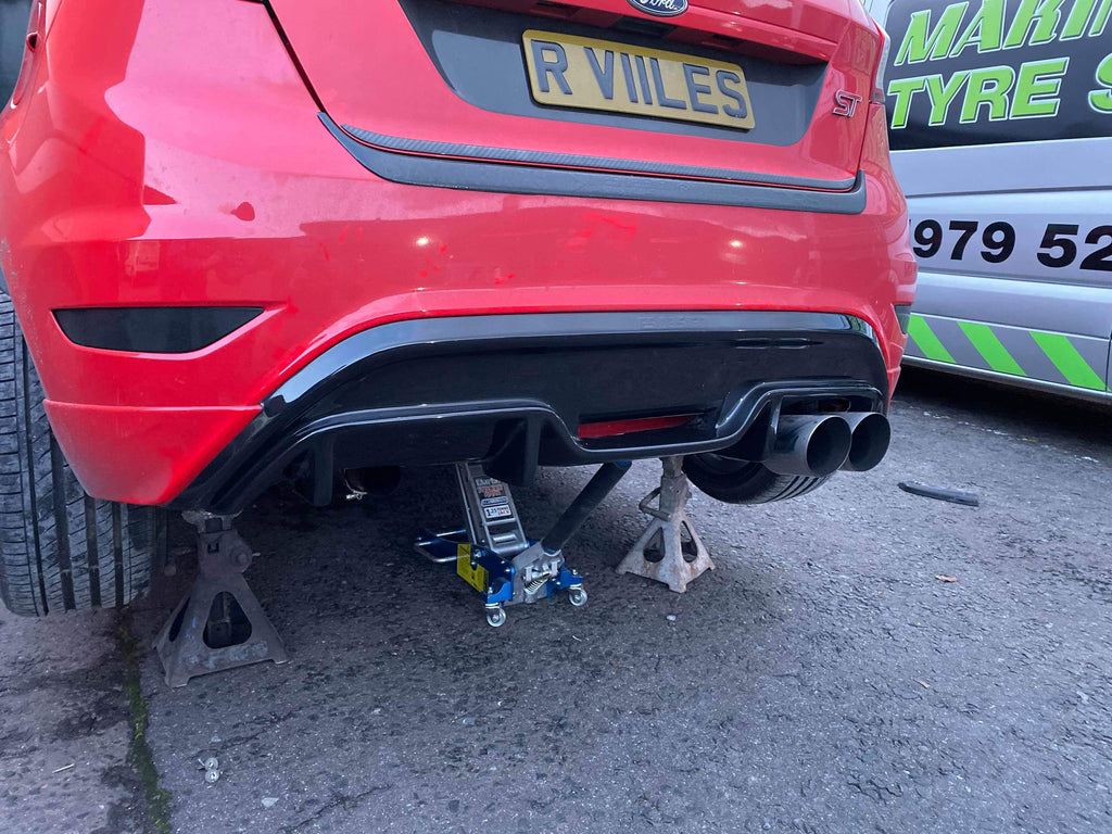 ford fiesta rear bumper diffuser