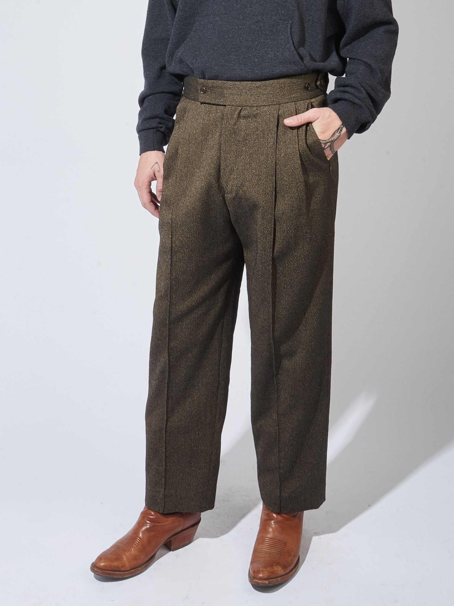 needles 21aw side tab trouser corduroy S スラックス 海外店舗