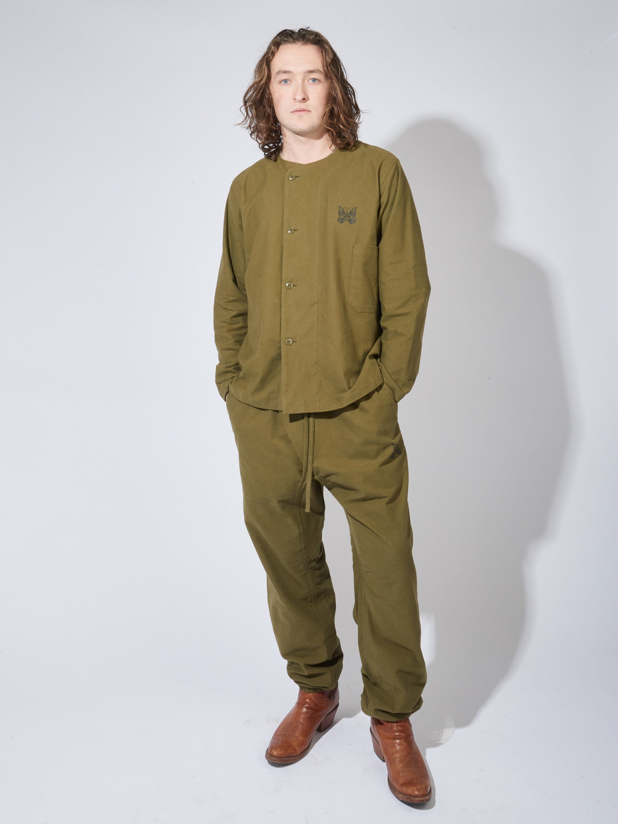 クシャツ】 Needles Pajama Set - Cotton Flannel ますフィッ