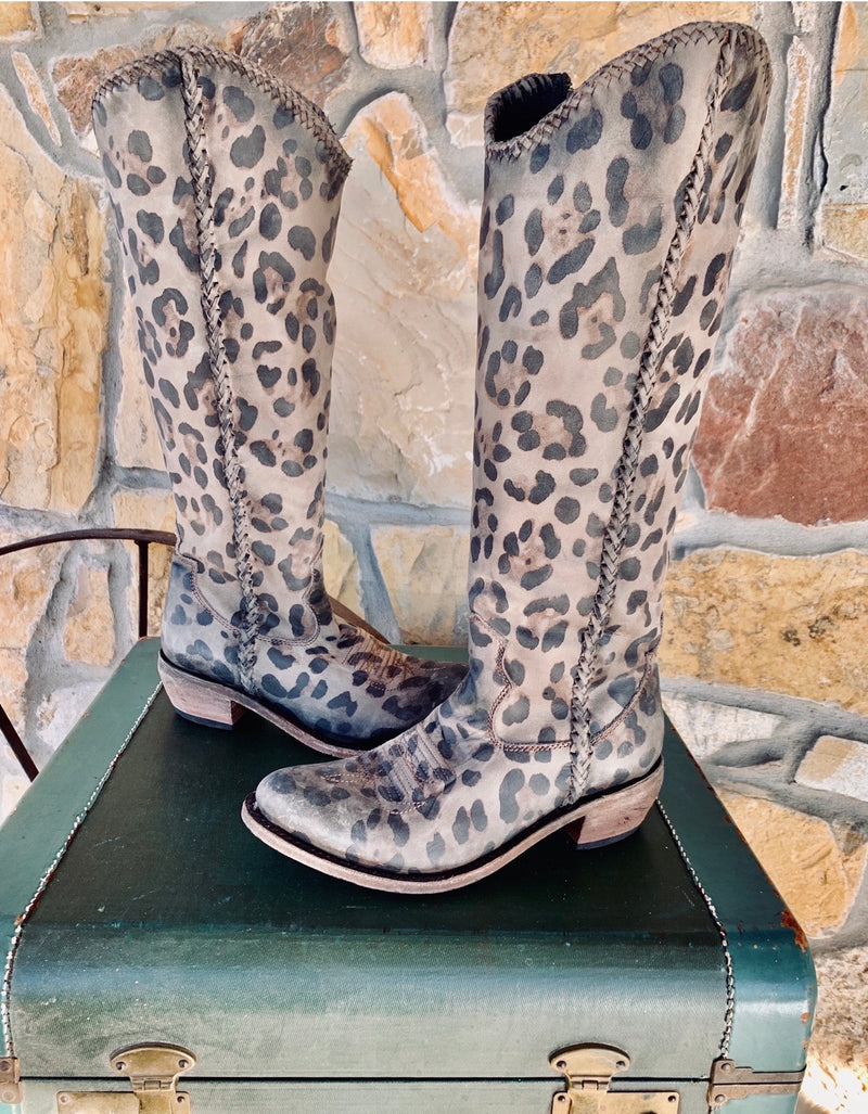liberty black leopard boots