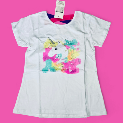 Girls Watercolor Unicorn Outfit and Accessories
