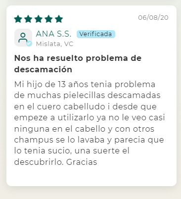 descamación dermatitis seborreica champu solido opinion