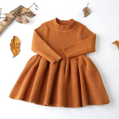 fit and flare sweater dress long sleeve