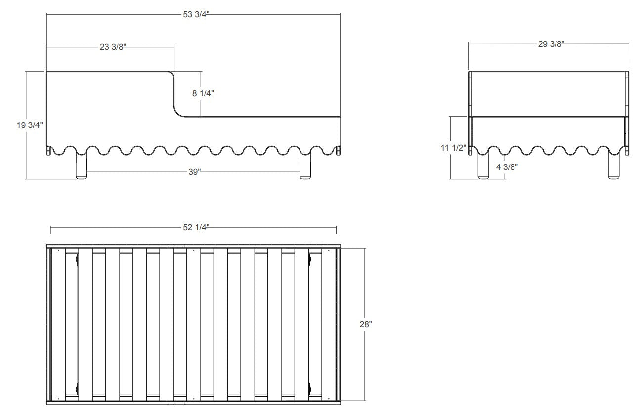 Moss Toddler Bed Dimensions