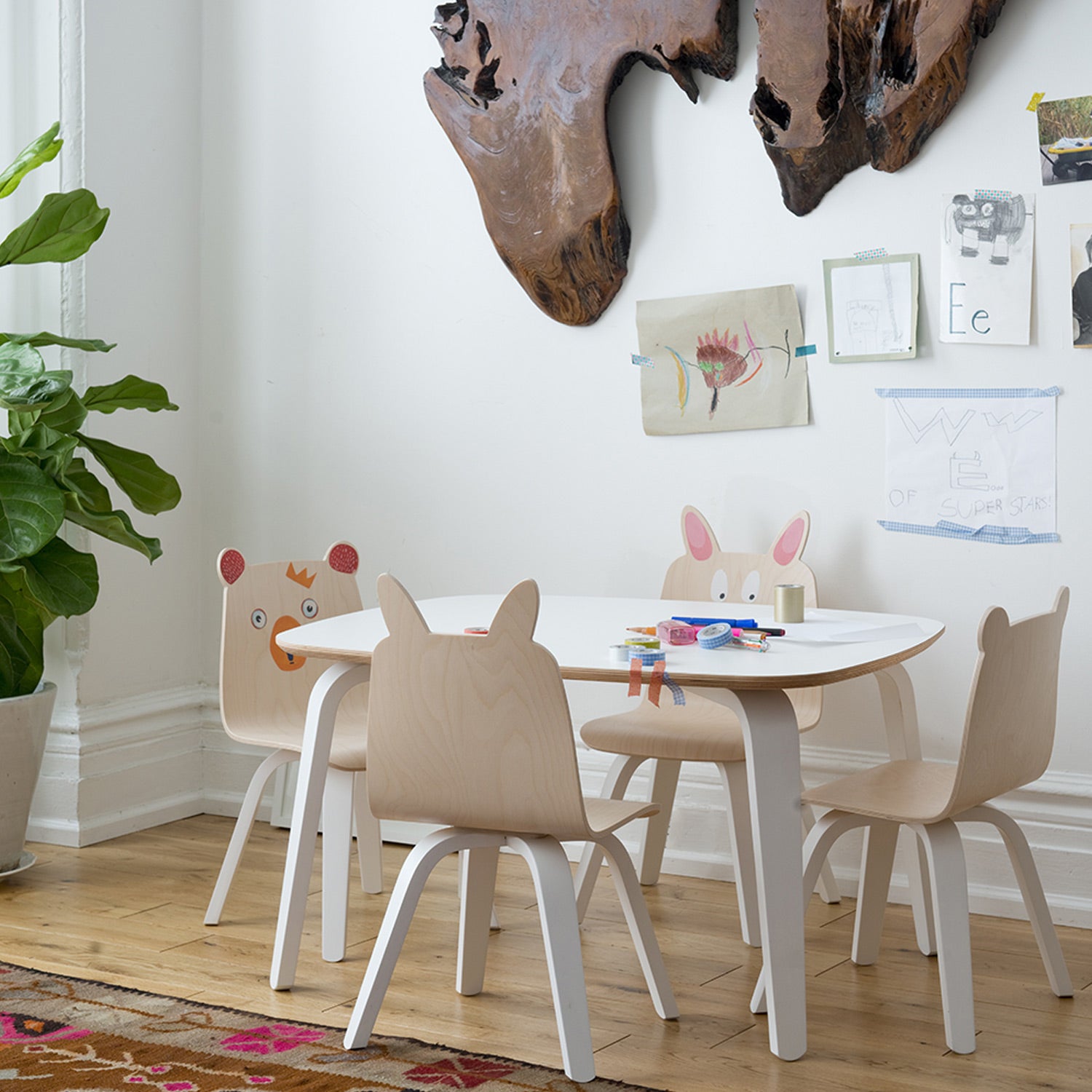 modern kids play table