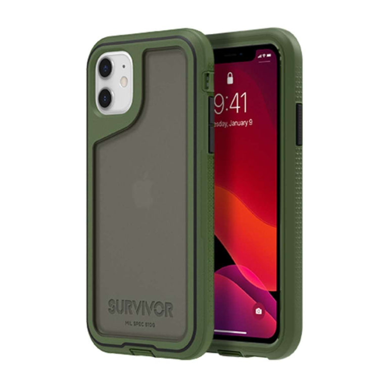 Griffin Survivor Extreme Phone Case Iphone 11 Green Black Smoke