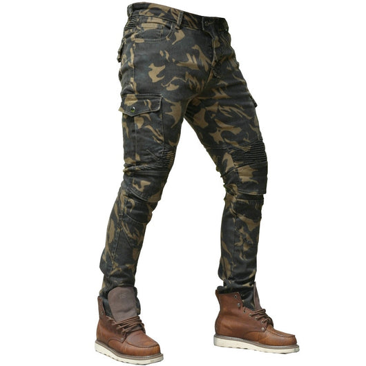 camo motorcycle jeans