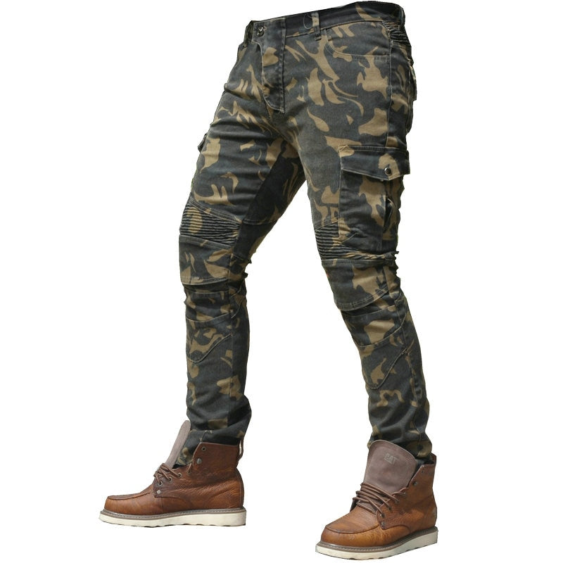 Camouflage Jeans Motorcycle Men's off-road Outdoor Pants – Pride Armour
