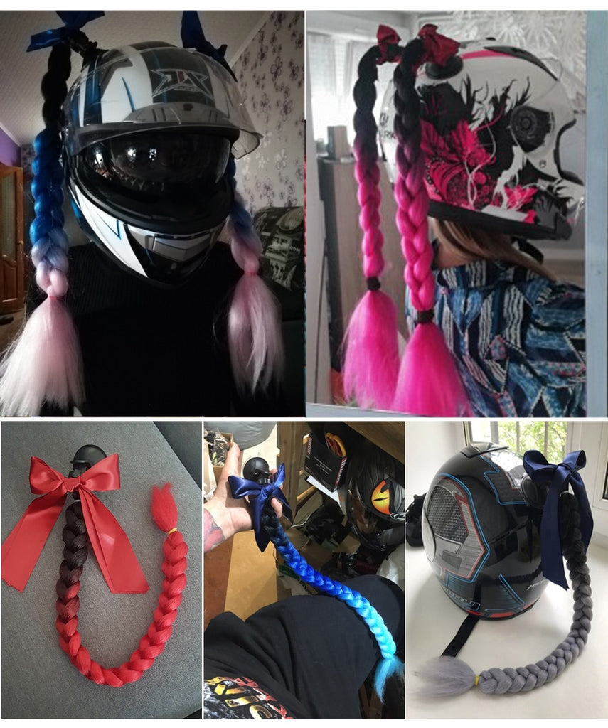 Women Motorcycle Helmet Braids – Pride Armour