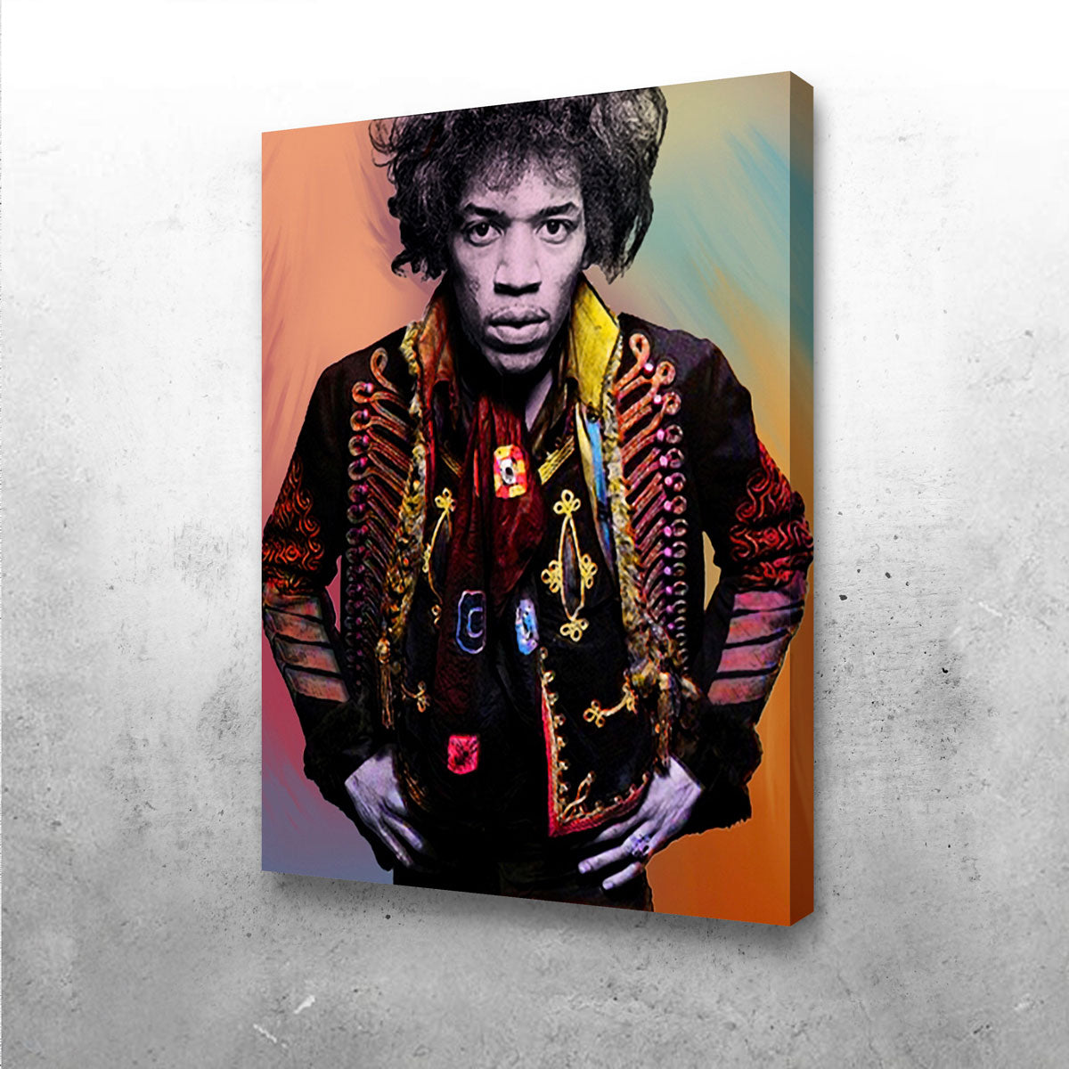 Jimi Hendrix Canvas Legendary Wall Art 