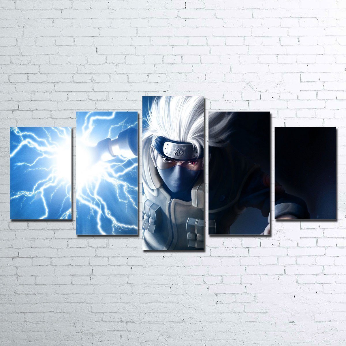 SYLSBAZGYS Wall Art Modular Kakashi Hatake Anime Painting Naruto