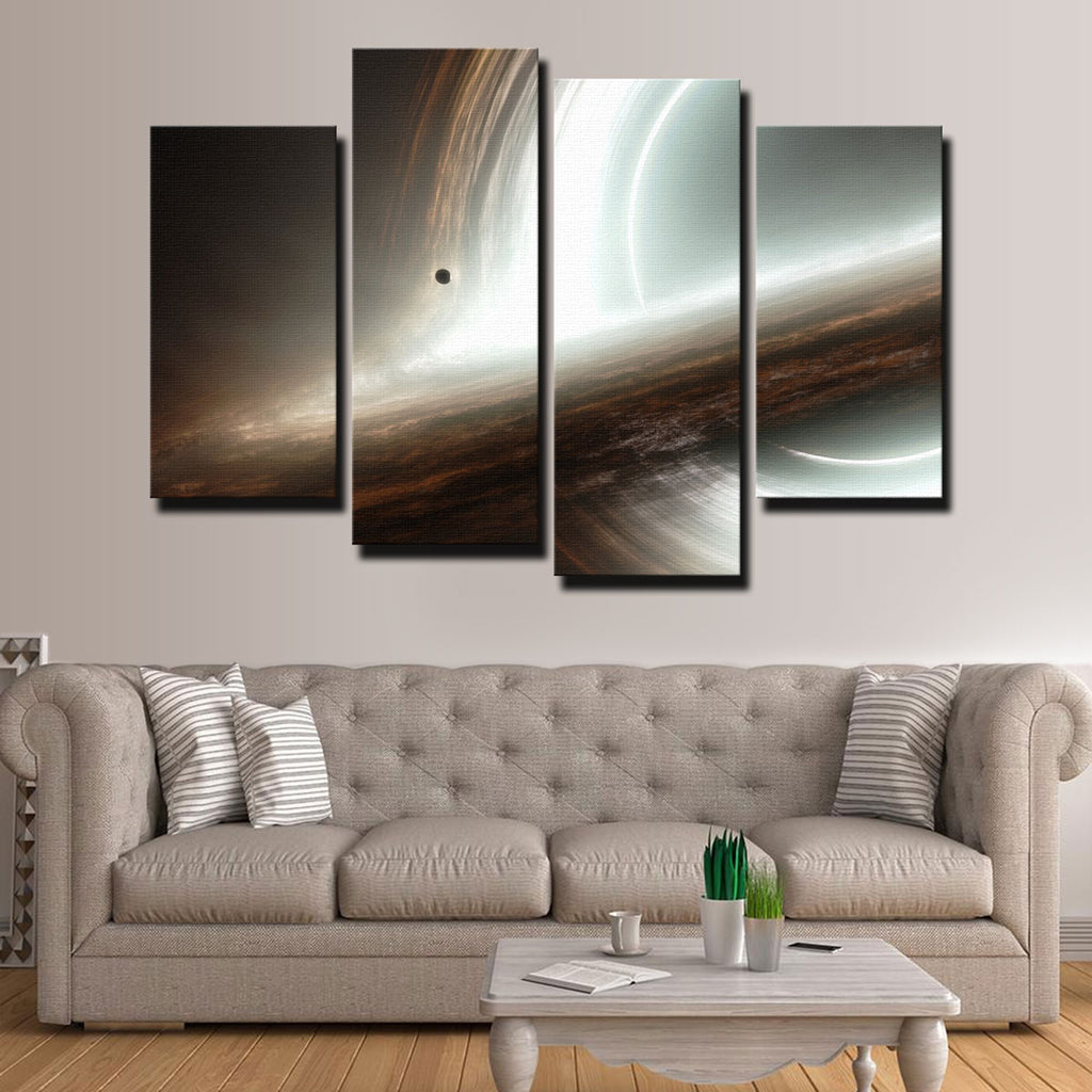 Interstellar Gargantua Canvas Set – Legendary Wall Art