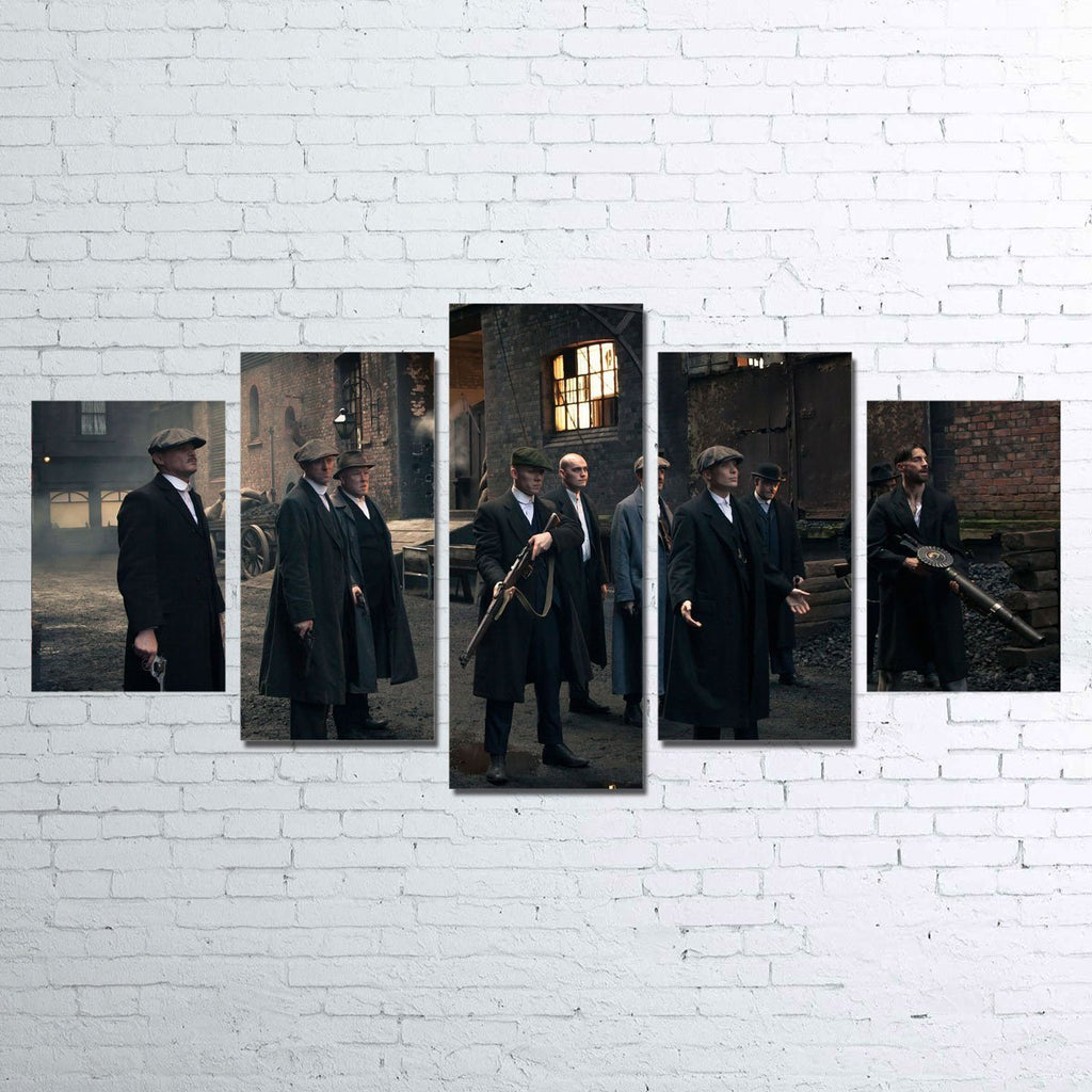 Peaky Blinders V2 5 Piece Canvas Set Legendary Wall Art 