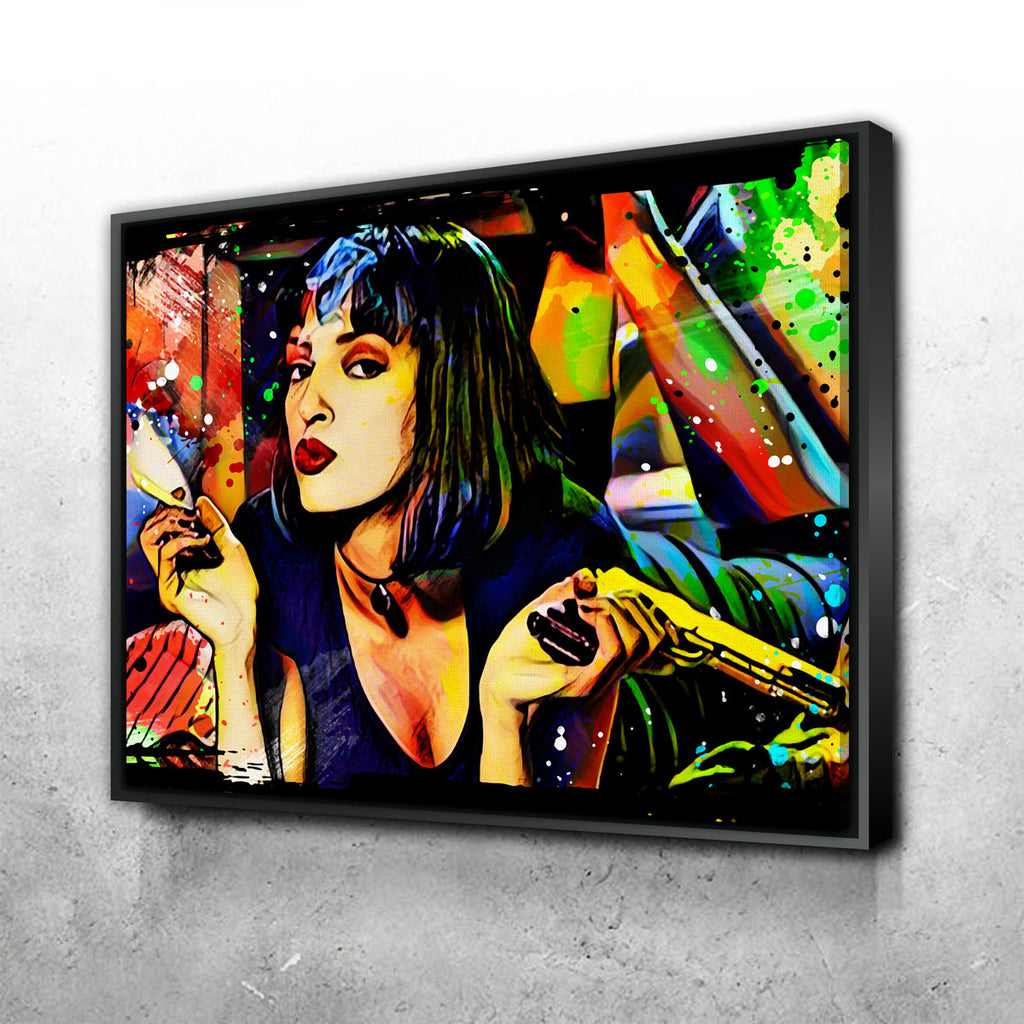 Abstract Pulp Fiction Canvas Set Legendary Wall Art 