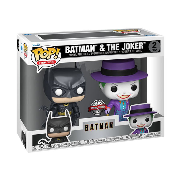 Buy Batman (1989) - Batman & The Joker Metallic Pop! Vinyl 2-pack [RS]  Online Australia — Minitopia