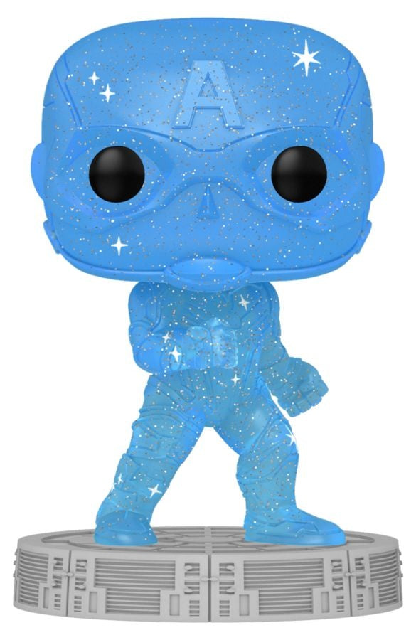 Buy Marvel Comics: D100 - Captain America Retro Reimagined Pop! Vinyl [RS]  Online Australia — Minitopia