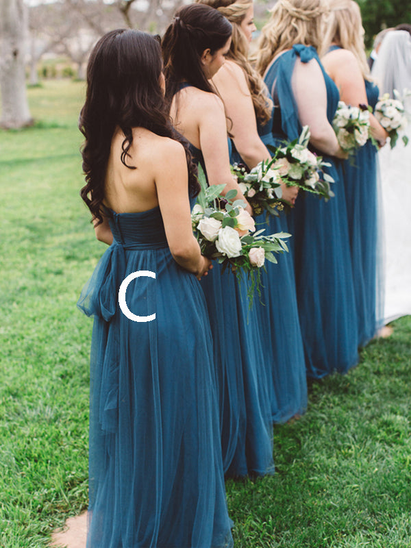 dark teal bridesmaid dresses